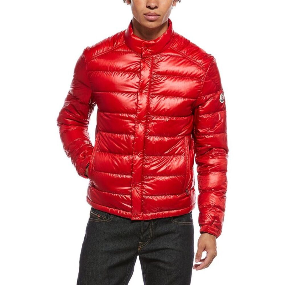 Moncler Mens  Down Puffer Jacket, Red
